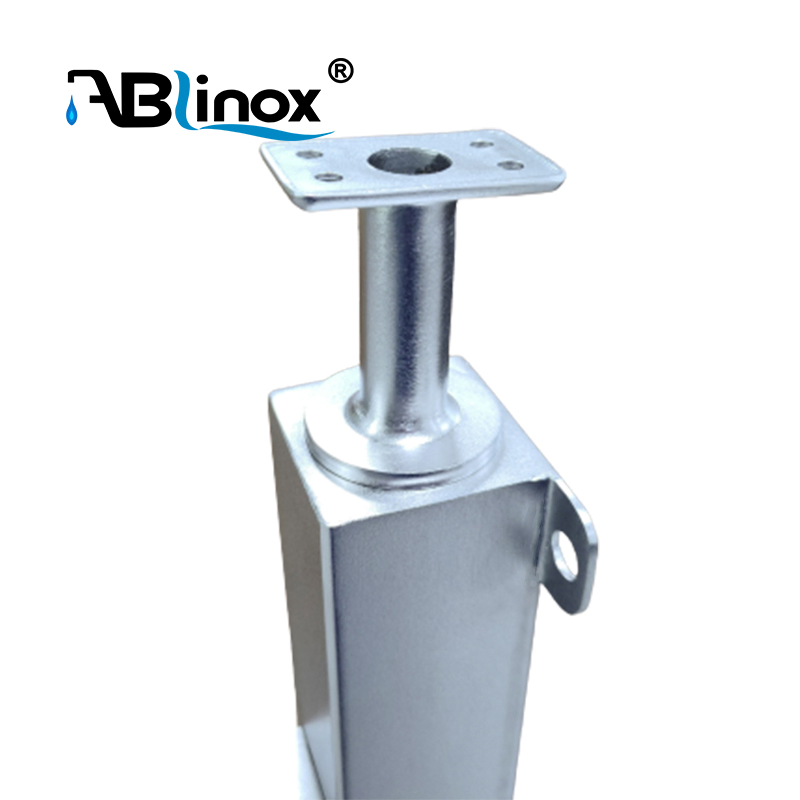 Customized CNC Machine Part Stainless Steel Handrail Balustrade with Sandblasted Surface