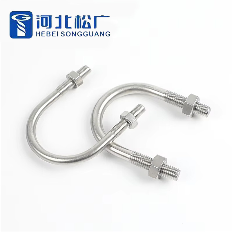Fastener Mild Steel U Bolt Clamp, Light Duty for Electrical Accessories Construction Accessories Mechanical Accessories