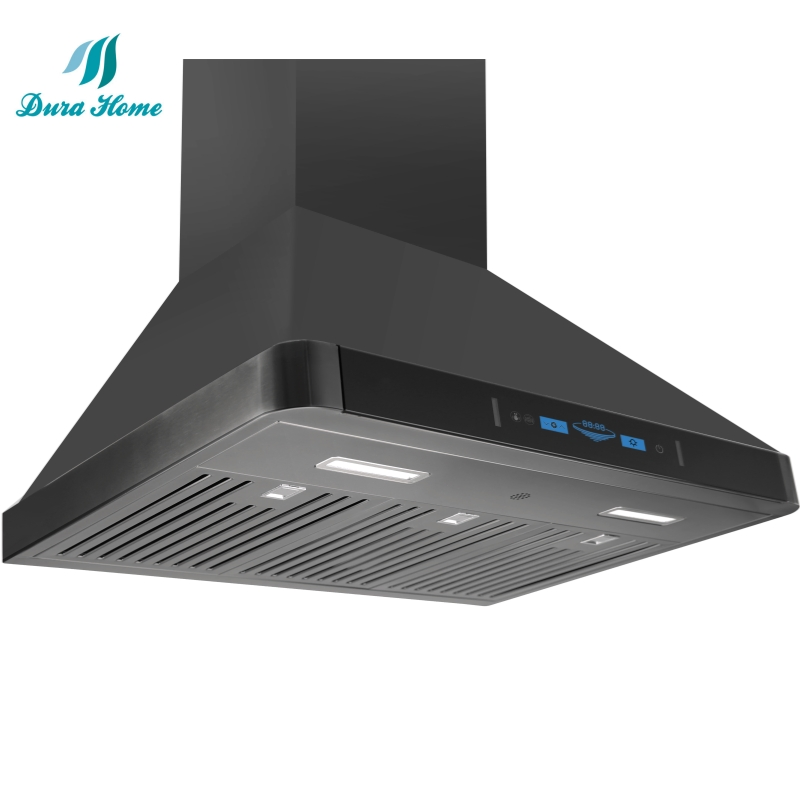 Stainless Steel Range Hood Kitchen Hood with 110V Power and 90-250W Cooker Hood Kitchen Chimney
