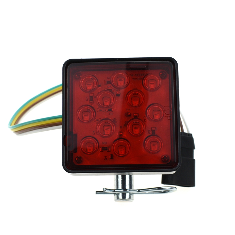 LED Trailer Hitch Cover with Brake Light for Car