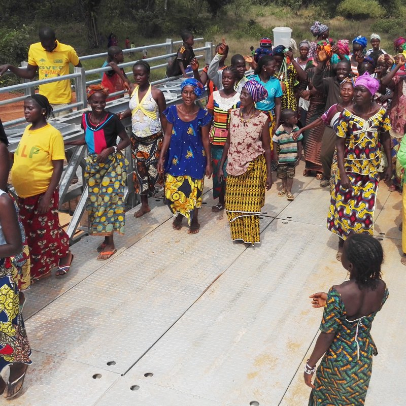 Prefabricated Modern Design Structure Low Cost Factory Supply Temporary Bailey Bridge