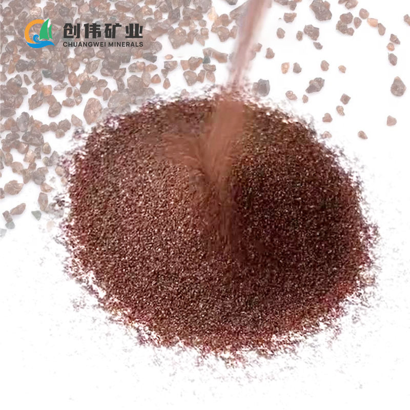 Premium Sino Natural Garnet Sand 80 Mesh for Waterjet Cutting Sand