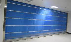 Super Inorganic Fabric Fireproof Rolling Shutterfire Rated Double Doors