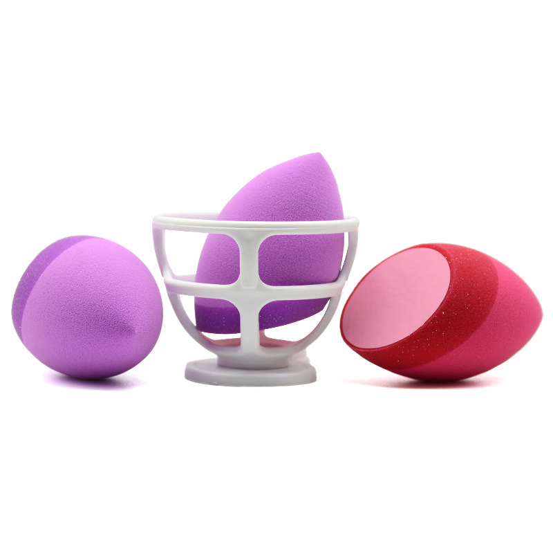 New Style Silicone Latex Free Sponge 2 in 1 Multifunctional Makeup Sponge Beauty Puff Cosmetic Egg for Face