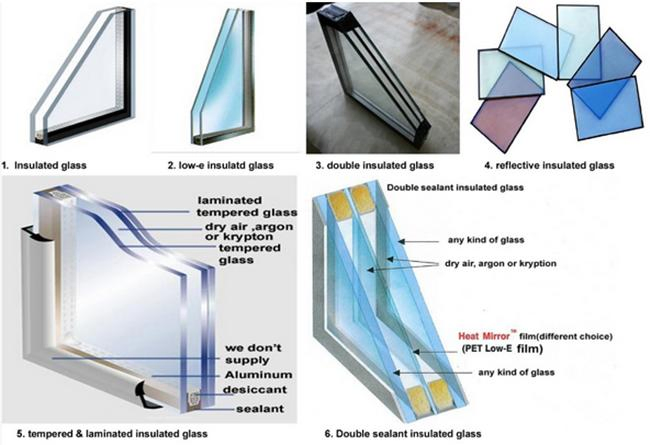 Low E Double Lowe Glass Silver Curtain Exterior Wall Glass Price