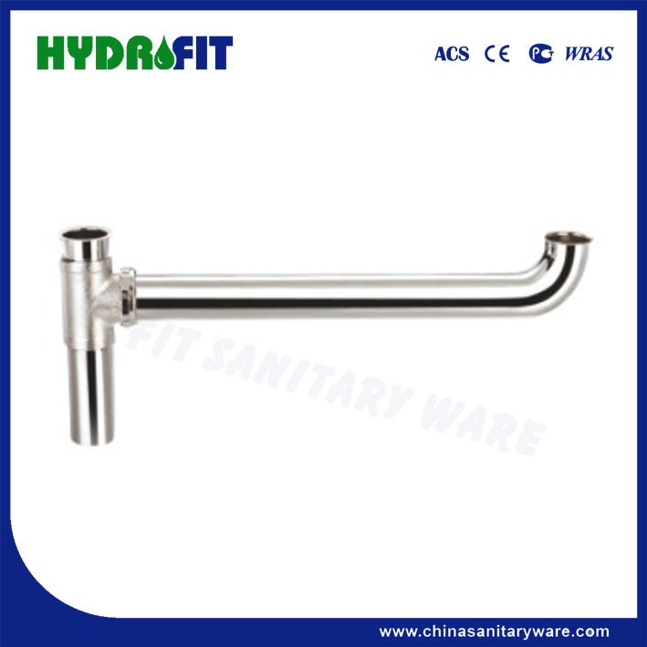 Factory Bathroom Wash Basin Stainless Steel 1 1/2" 1 1/4" Wash Basin P Trap Waste Pipe Shower Siphon (FP3218)