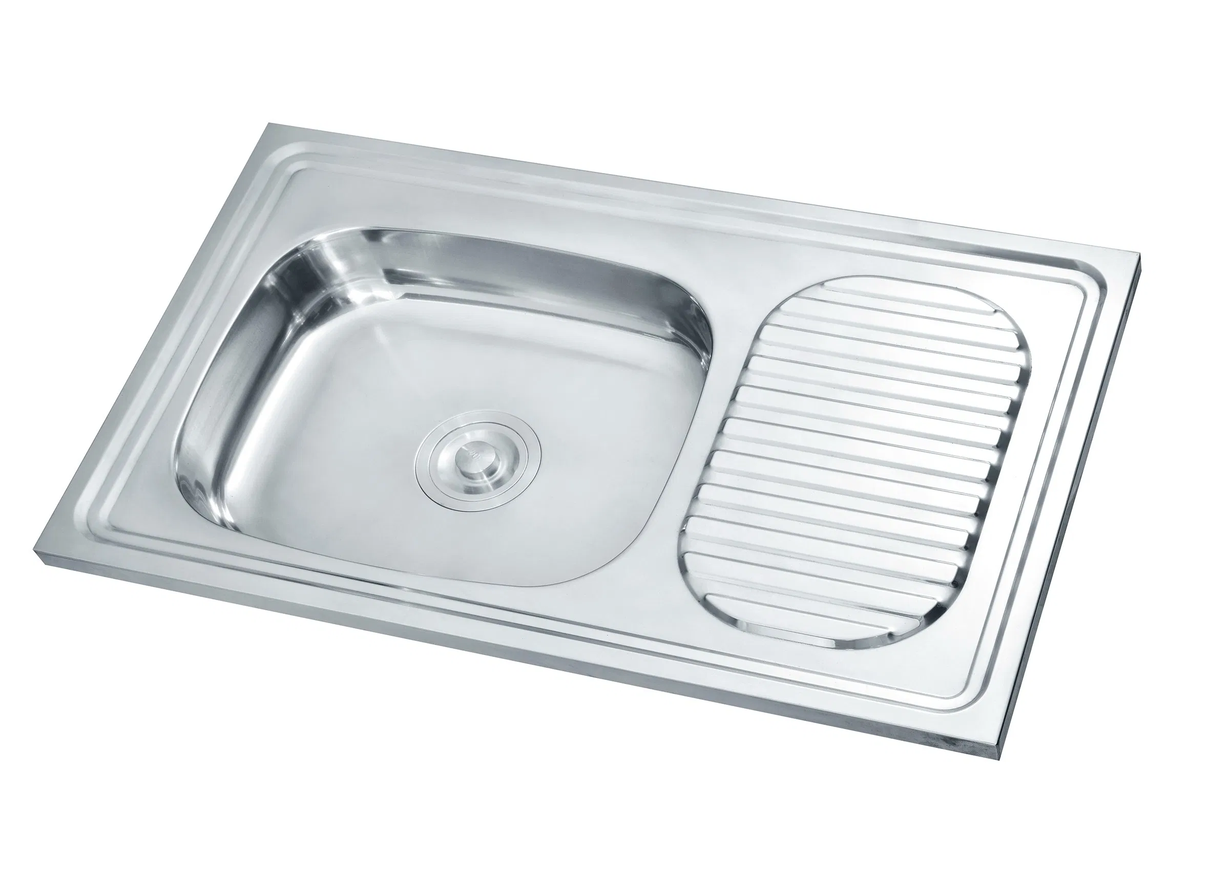 Professional Factory Washing Single Bowl Sink with Plate Farmhouse Sink with Drainboard