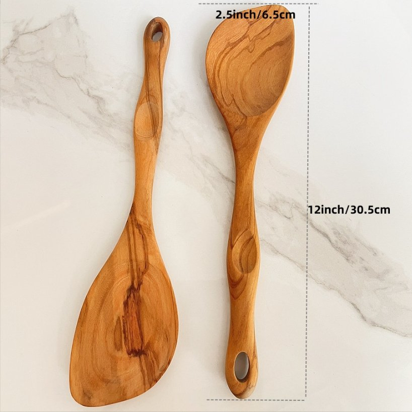 Olive Wooden Kitchenware Kitchen Utensils Set