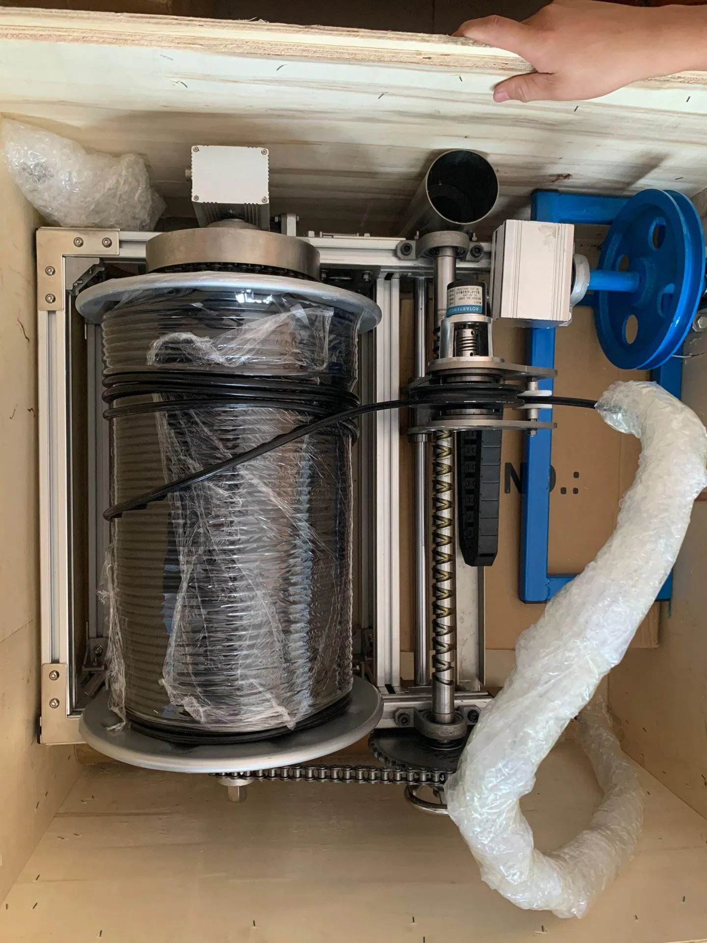 Промышленная камера для глубоких скважин с двумя объективами 73мм