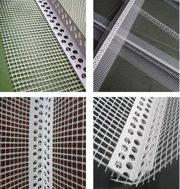 2.5m Length PVC Corner Bead with 10cm Fiberglass Mesh