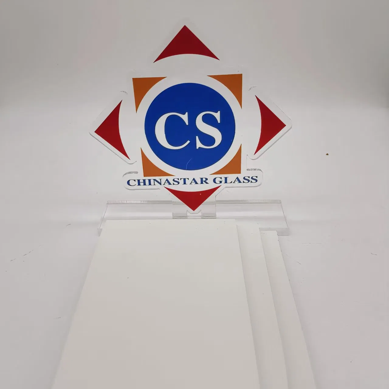 4mm Ultra Clear Decoration White Painted/Lacquered Glass