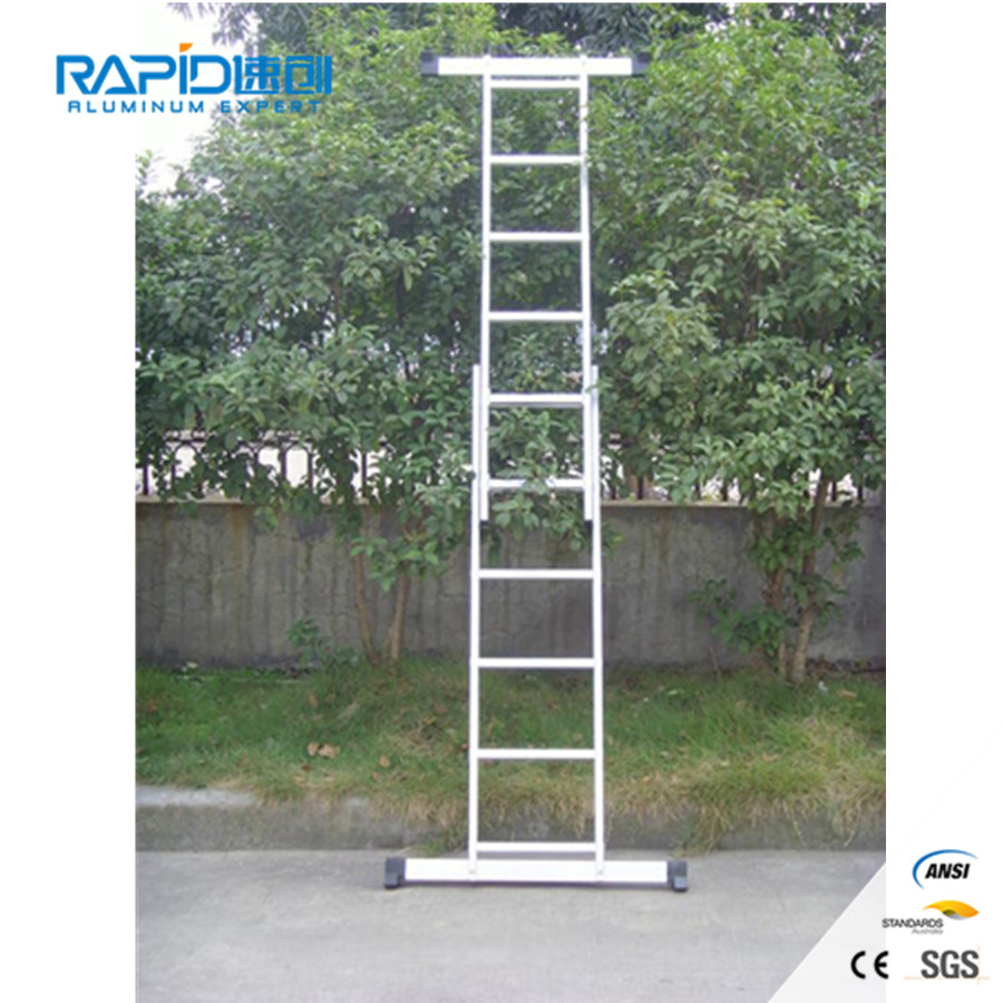 Aluminum Metal Folding Extension Dock Step Scaffold Ladder