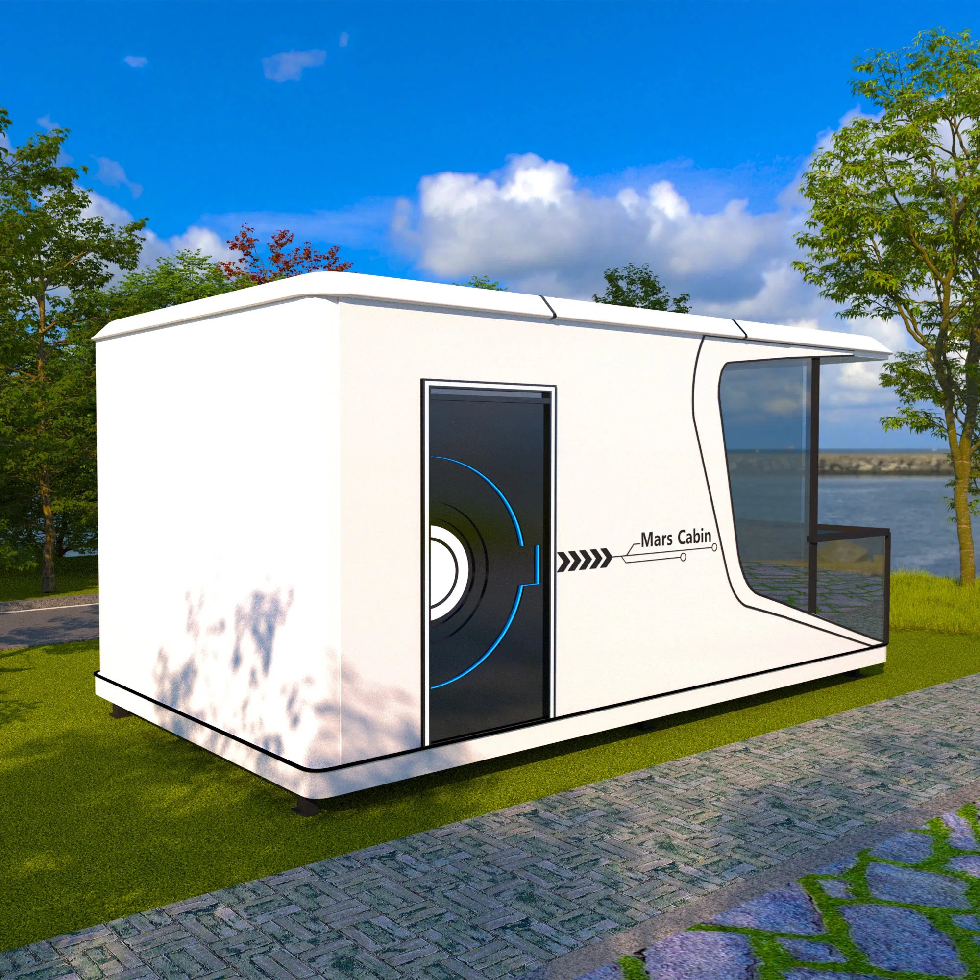 Capsule House Prefab Living Soundproof Smart Eco Capsule Pod House Tiny House with Bedroom and Bathroom