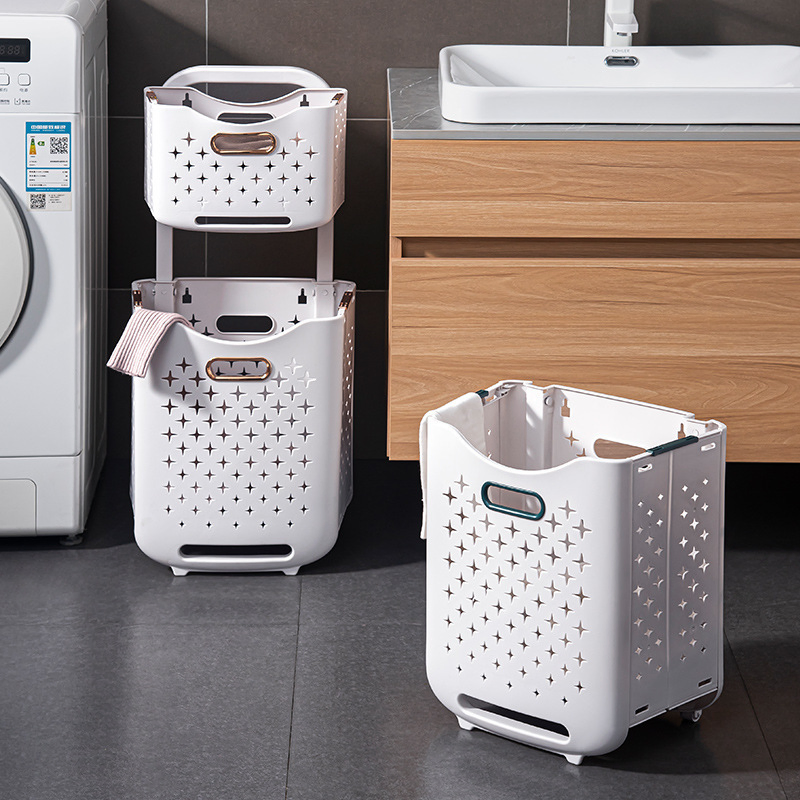 Foldable Dirty Clothes Basket Household Put Dirty Clothes Storage Basket Dirty Clothes Basket