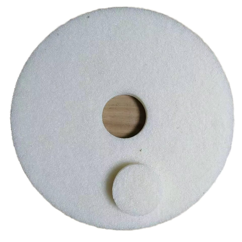 Полировальная подушка для пола из белого мрамора