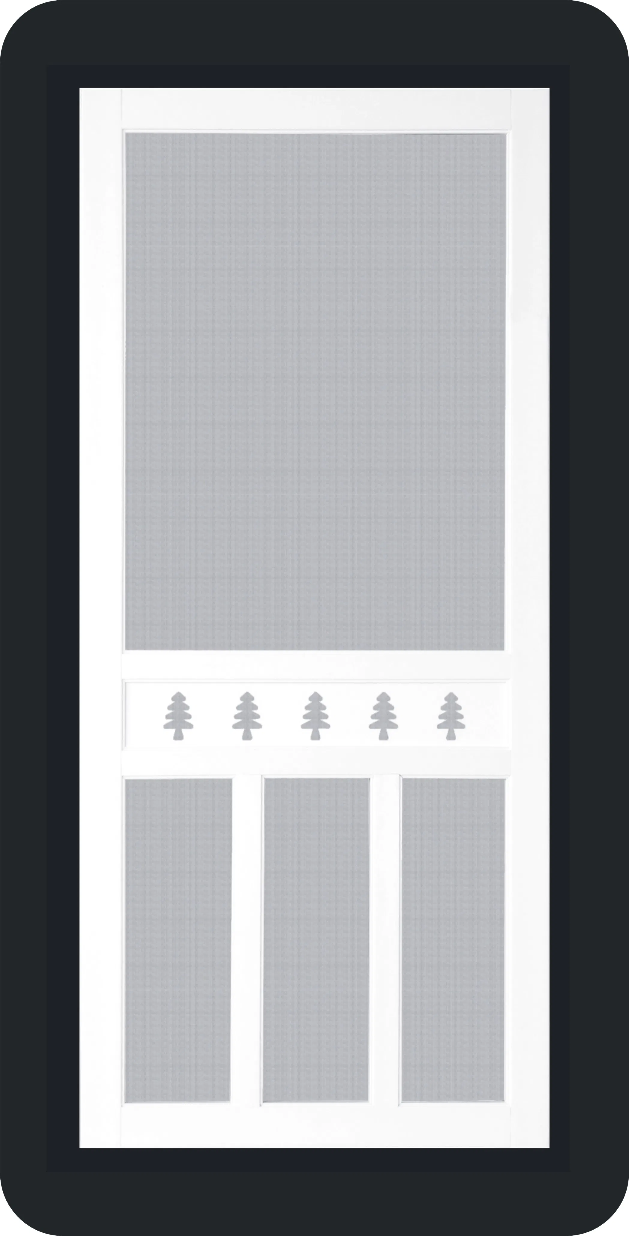 Plastic Screen Door Mosquito Net UPVC Screen Door