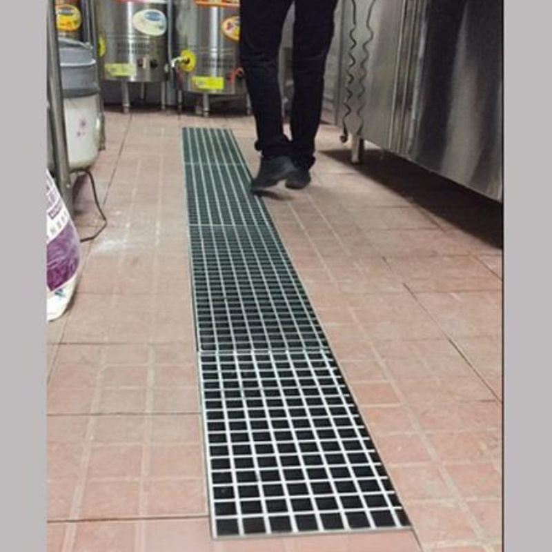 Hongwo FRP Pultruded Grating Hot-Selling GRP Fiberglass Walkway Construction Grating