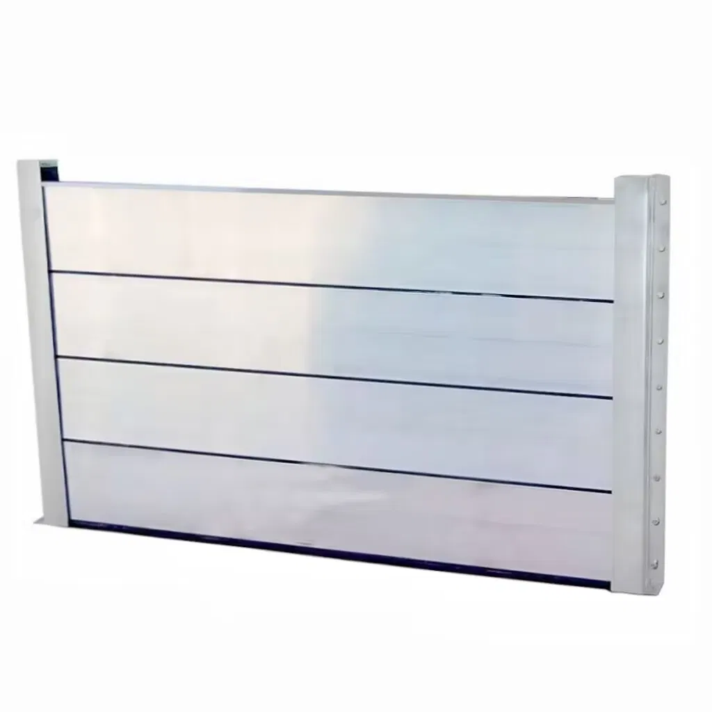 Easy Assemble Watergate Aluminum Alloy Material Stop Log Barrier Flood Gate