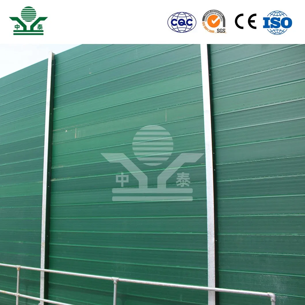 Zhongtai Balcony Sound Barrier China Manufacturing Noise Cancelling Barrier 100mm Thickness Factory Sound Barrier