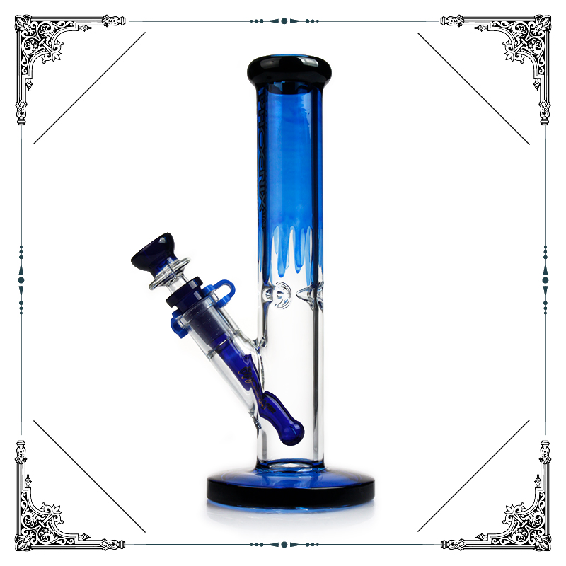 High Quality 10 Inches Straight Tube Fast Shipping Hookah Pipes Glass Smoking Water Pipe Wholesale