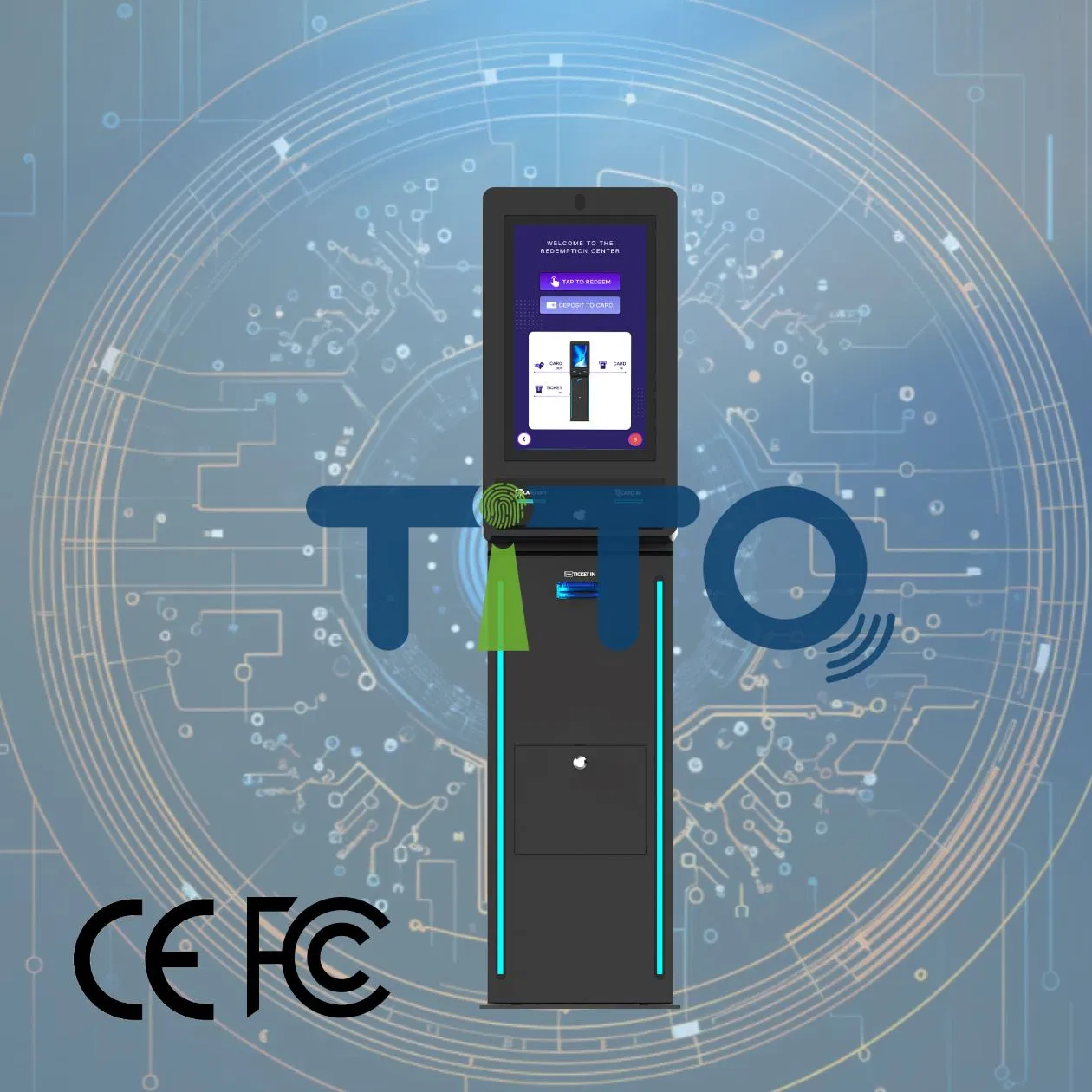 Factory Gaming ATM Machine Self-Service Ticket Redemption Payment Kiosks Card out Terminal for Skill Game Machine