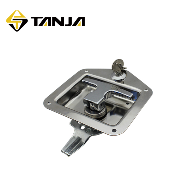 Sheet Stamping SS304 Paddle T Handle Lock Specially Vehicles Latch for Trailer Truck Door Lock