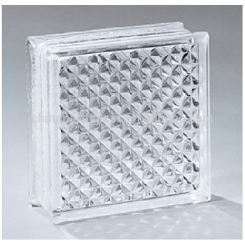 190*190*85mm Clear Glass Block Supplier