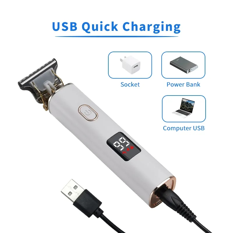 Wireless High Quality Zero Gapped Sharpening Machine Hair Cut Machine Professional Hair Cutting Equipment Hair Trimmer