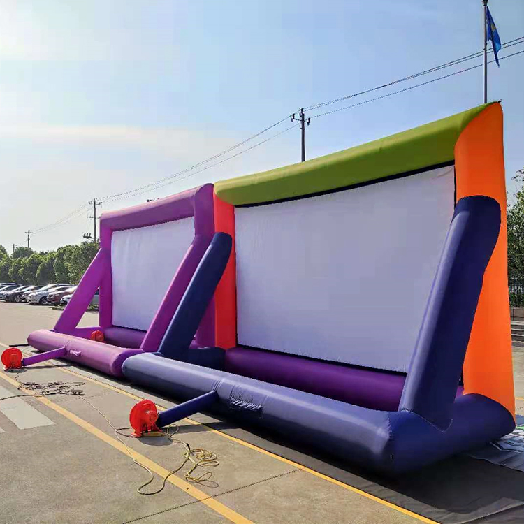 Factory Wholesale Price Outdoor Cinema Inflatable Cinema Screen Inflatable Projector Screen with Customized Size