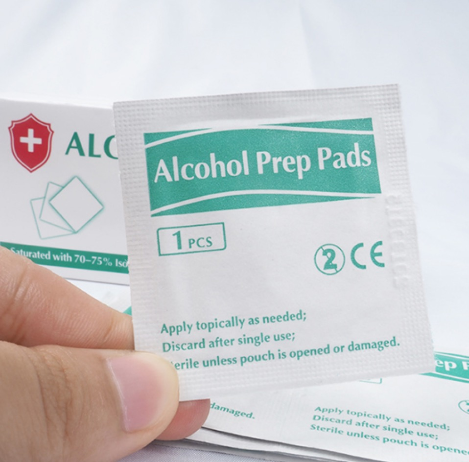 FDA CE Approved 70-75% Isopropyl Alcohol Swabs Sterile Ipa Acohol Prep Pad