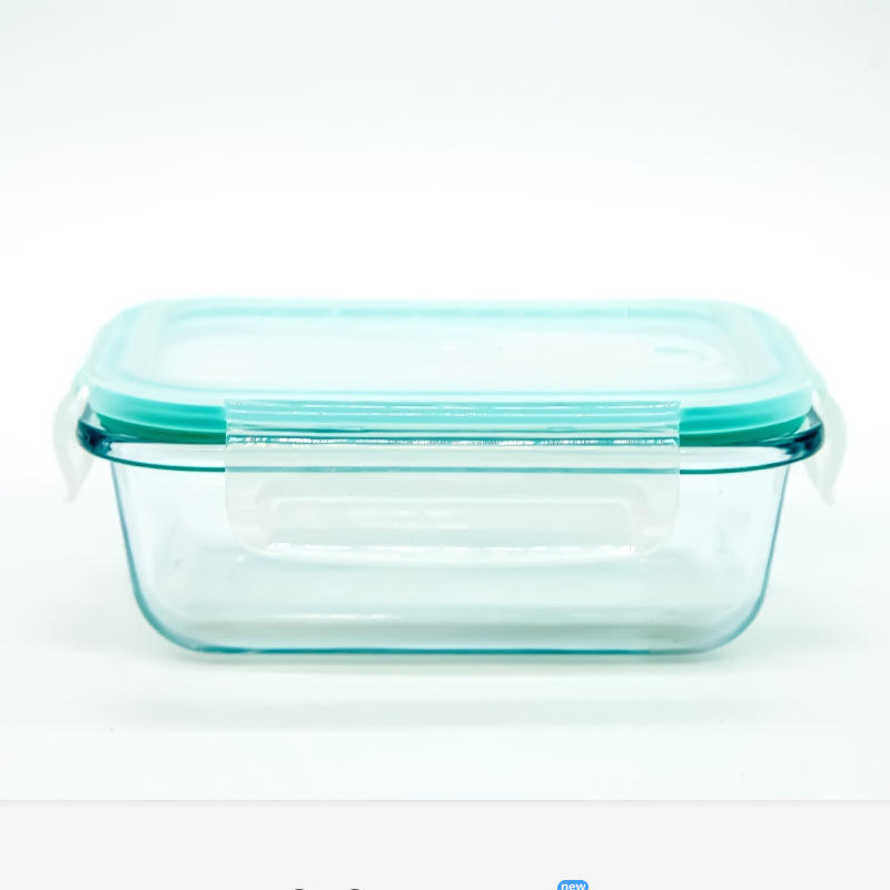 Professional Food Storage Container Set with Durable Glass Lids