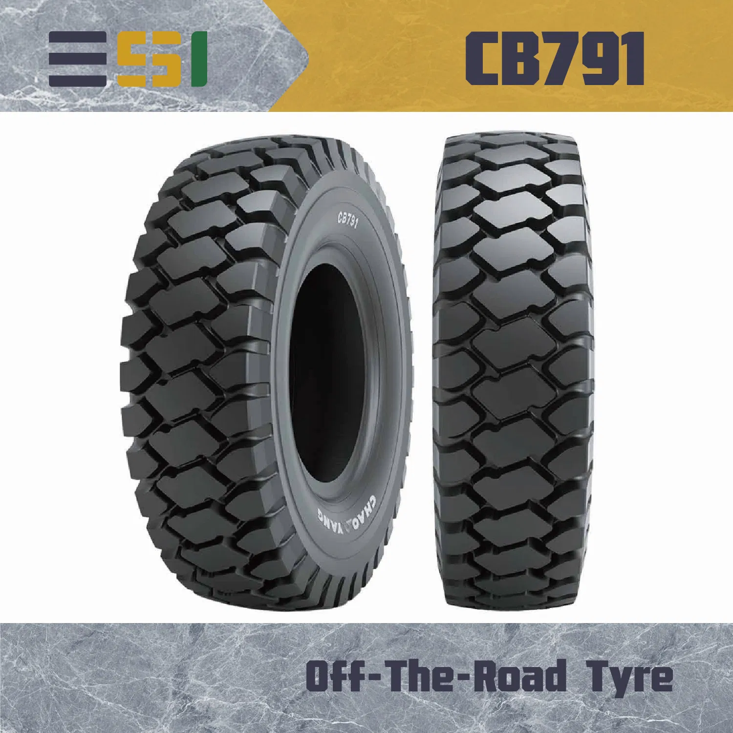 OTR шина для карьерного самосвала 27.00R49 Cat 777E