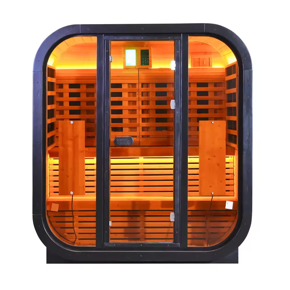 Инфракрасная сауна из канадского хемлока и красного кедра