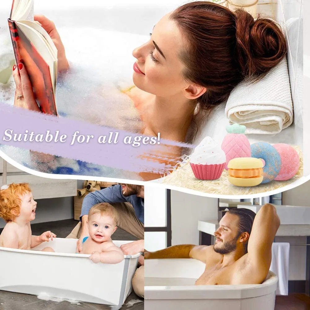 Private Labelhandmade Bubble Bath Bombs 12 Gift Set Birthday Valentines Bathbombs Cleansing Kids Bubble Cake Bath Bombs