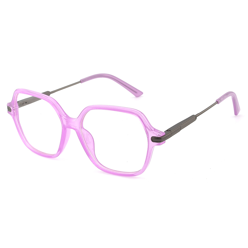 New Arrival Flexible Geometric Tr90 Metal Optical Frames Budget Modern Fashion Design Eyewear for Women Men