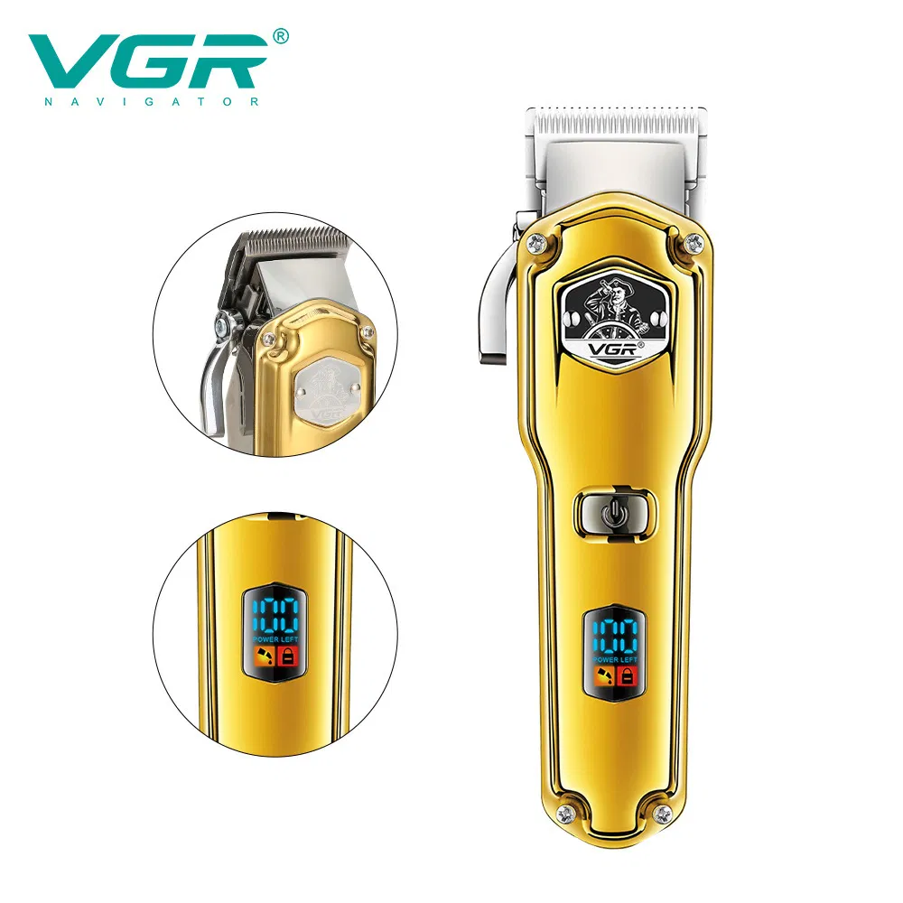 Factory Wholesale Professional Wireless Hair Clipper Trimmers Multi Purpose Vgr Hair Cutting Trimmer