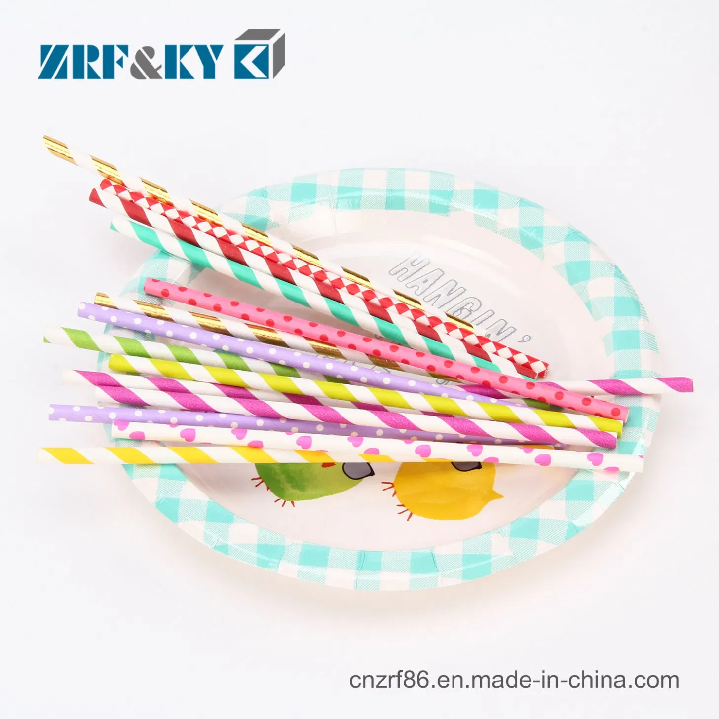 Wholesale/Retail/Bulk Free Samples Individually Wrapped Biodegradable Paper Straws for Party/Bar/Drinking