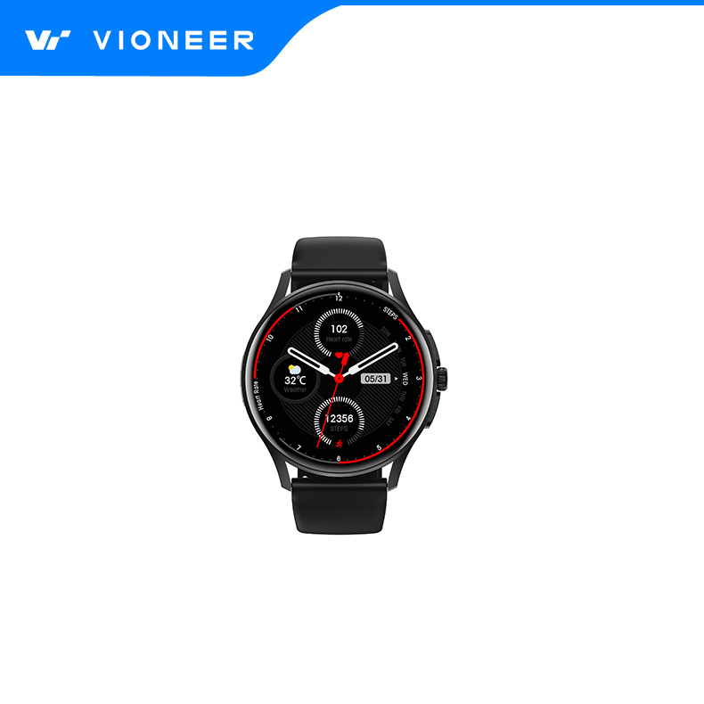 Vioneer Heart Rate Blood Pressure Blood Oxygen ECG and Blood Glucose Monitoring Bluetooth Smart Watch E03