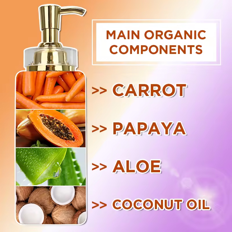 Ditong Oemodm Custom Hyaluronic Acid Carrot Skin Lightening Shower Gel