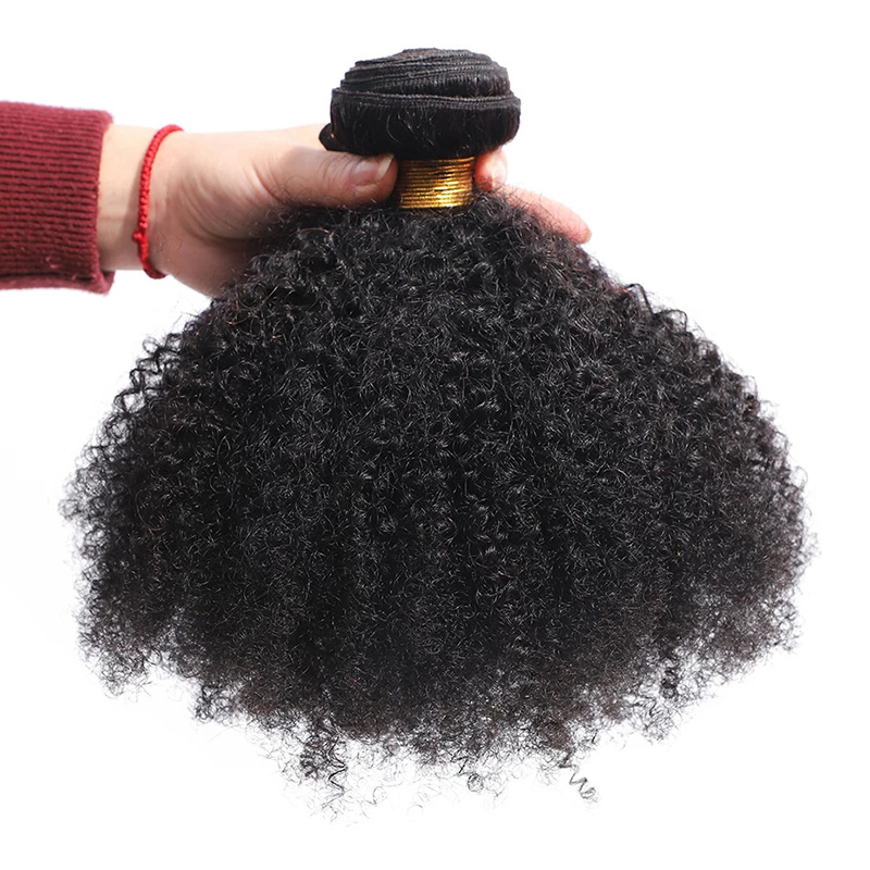 Natural Colour Straight No Shedding Human Hair Bundles Hair Extension Wig