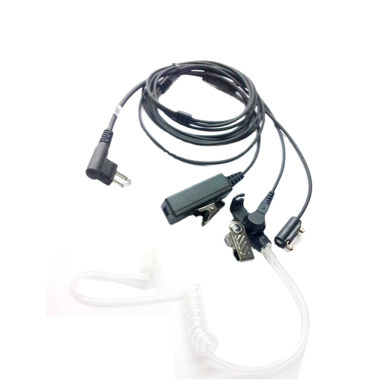 Security Earpiece with Acoustic Tube Earhook for Kinds of Walkie Talkies