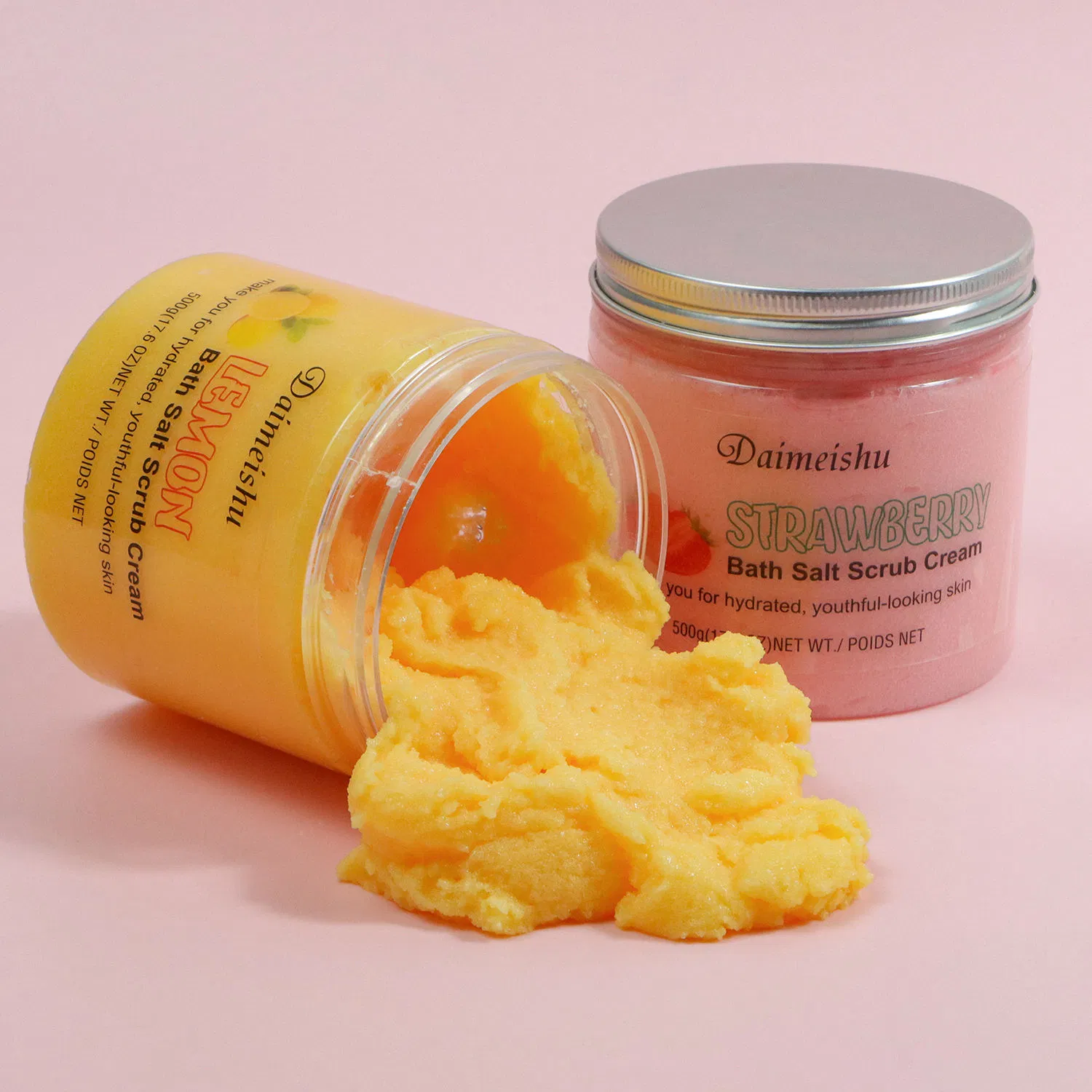 Lightening Body Scrubs Gommages Corporels 500g Natural Body Care Whitening Exfoliating Logo-Free Body Scrub