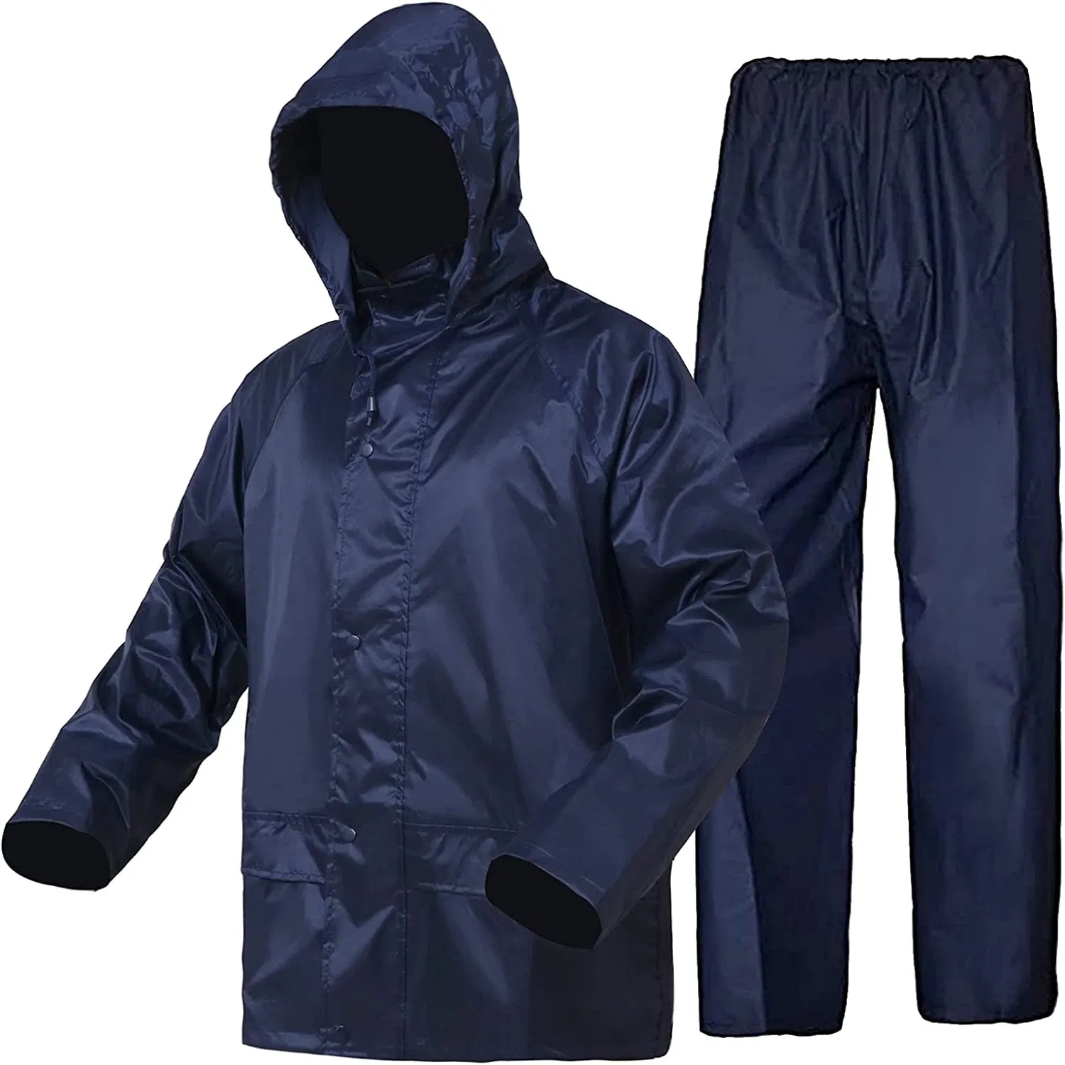 Outdoor Work Wear Reflective Waterproof Rain Jacket Panst Suit Raincoat PVC Motorcycle