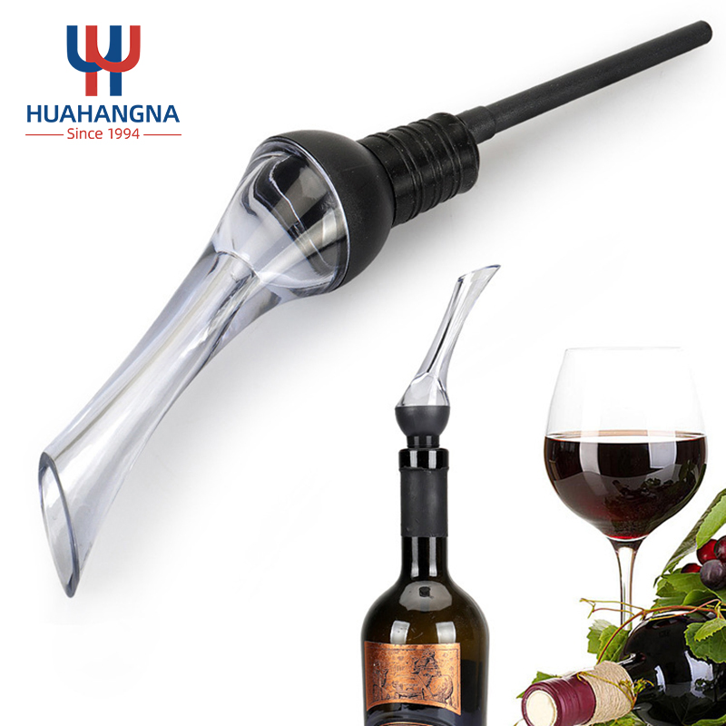 Premium Wine Dispenser Accessories Gift Wine Aerator Pourer with Decanter Spout and Bottle Cork in Gift Box
