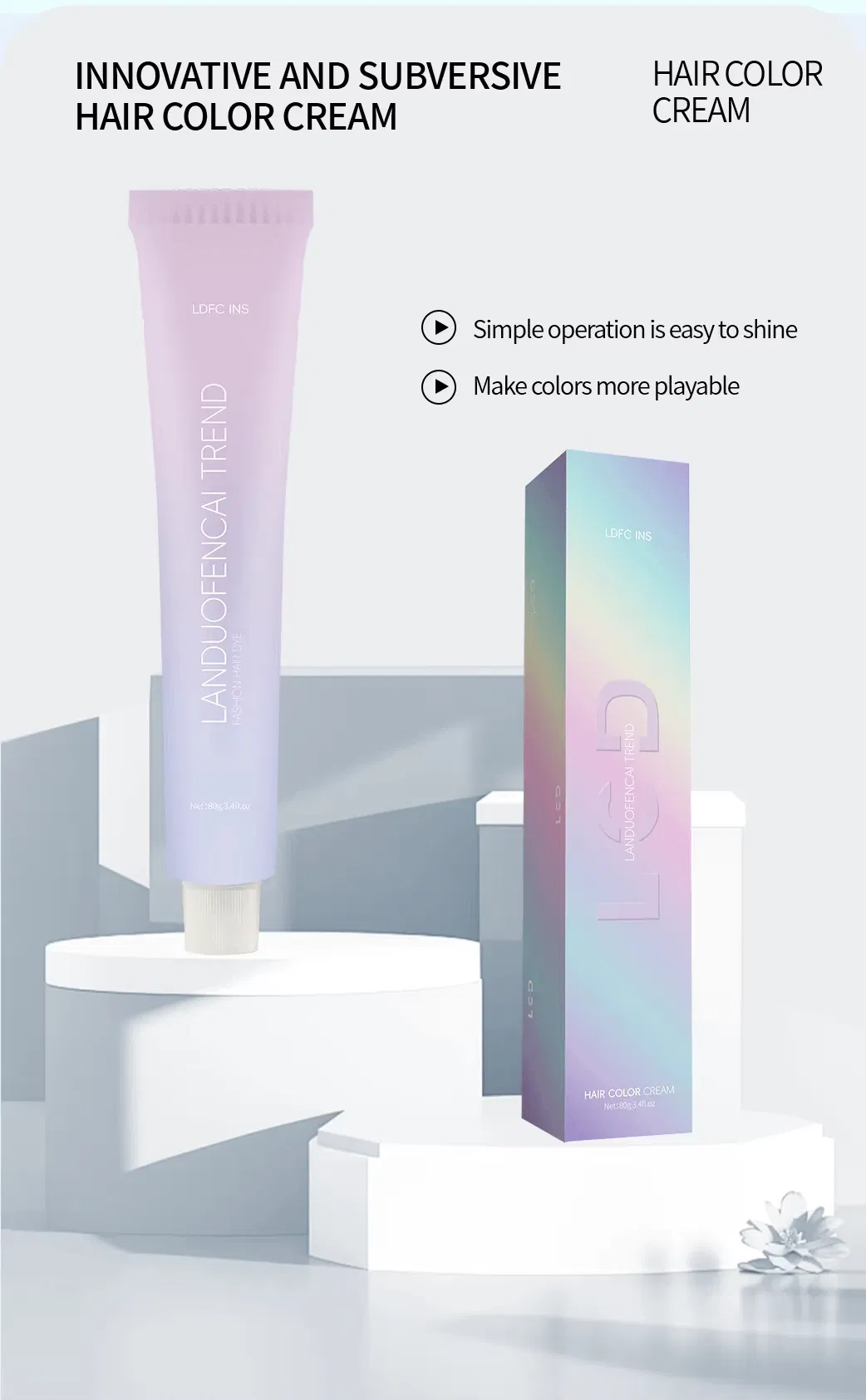 Gentle Hair Color: Ammonia-Free Formula for All Hair Types