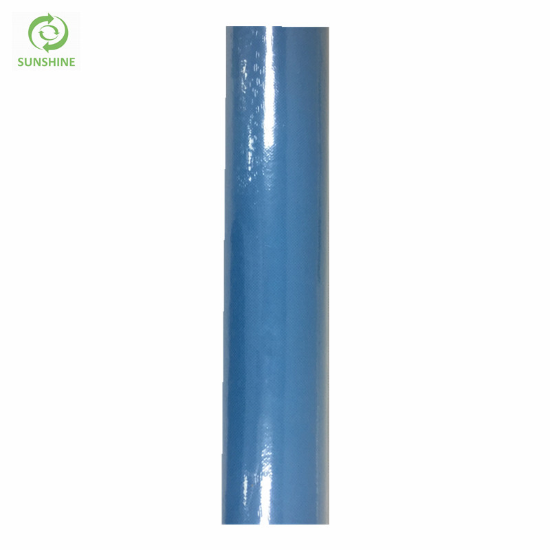 Blue Color Disposable Medical Bedsheet Perforated Bedsheet Fabric