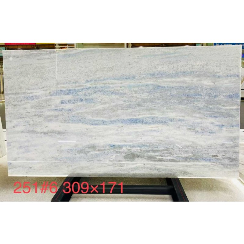 Custom Blue Marble Slabs for Wholesale Interior Decor
