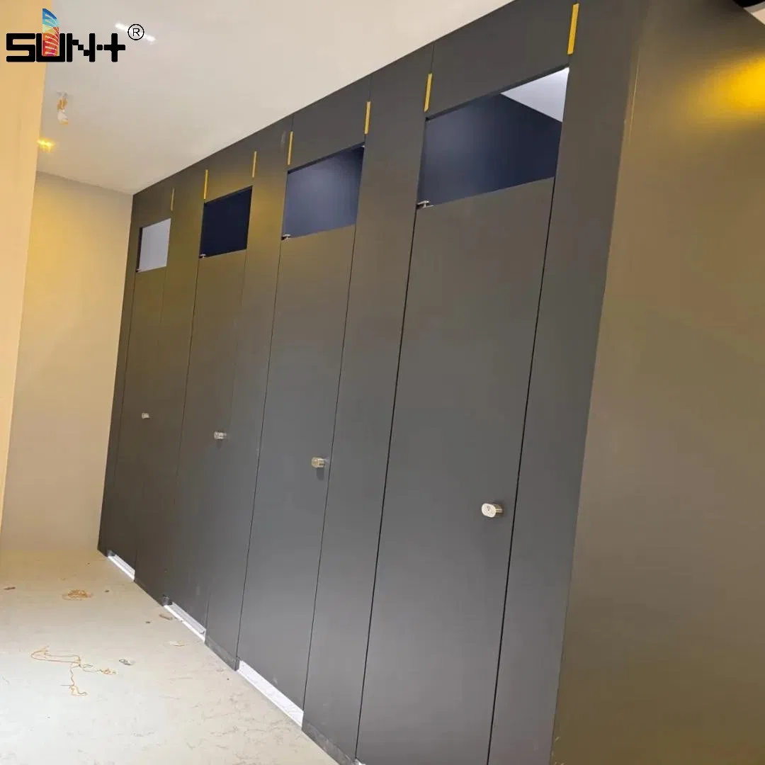 Modern Waterproof HPL Laminate Toilet Partition Stall Toilet Cubicle