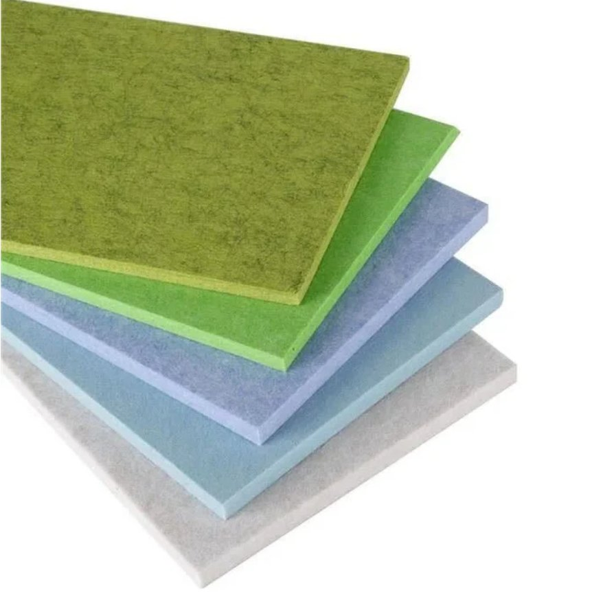 Stylish 9mm/12mm Colorful Acoustic Panel 100% Pet Felt for Auditorium Soundproofing