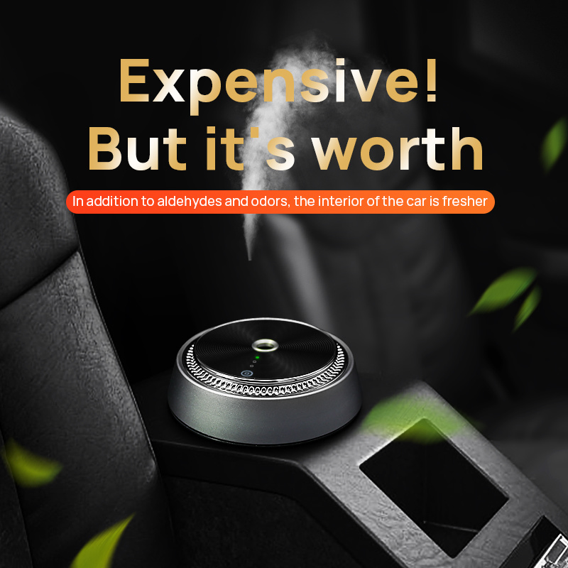 Wholesale Mini USB Portable Car Bluetooth Air Freshener Purifier Aroma Scent Essential Oil Humidifier Diffuser Fragrance Machine